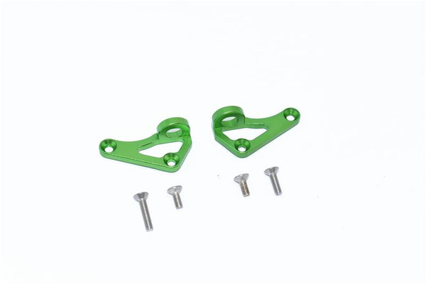Axial SCX10 III Jeep JL Wrangler (AXI03007) Aluminum Front Body Post Mount - 2Pc Set Green