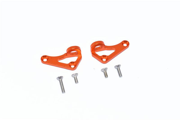 Axial SCX10 III Jeep JL Wrangler (AXI03007) Aluminum Front Body Post Mount - 2Pc Set Orange