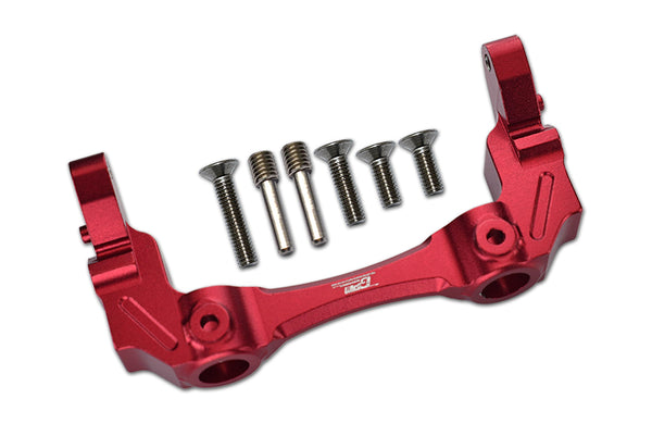 Axial SCX10 III Jeep JL Wrangler (AXI03007) Aluminium Front Bumper Mount - 1Pc Set Red
