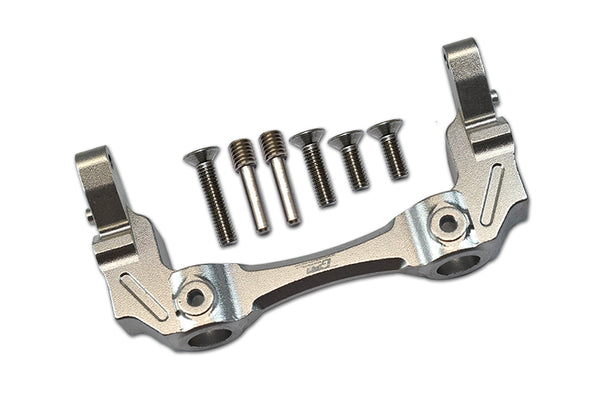 Axial SCX10 III Jeep JL Wrangler (AXI03007) Aluminium Front Bumper Mount - 1Pc Set Silver