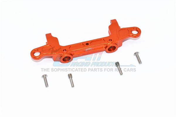 Axial SCX10 III Jeep JL Wrangler (AXI03007) Aluminium Rear Bumper Mount - 1Pc Set Orange