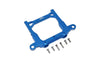 Axial 1/10 SCX10 III JT Gladiator (AXI03006) Aluminium Rear Bumper Mount - 1Pc Set Blue
