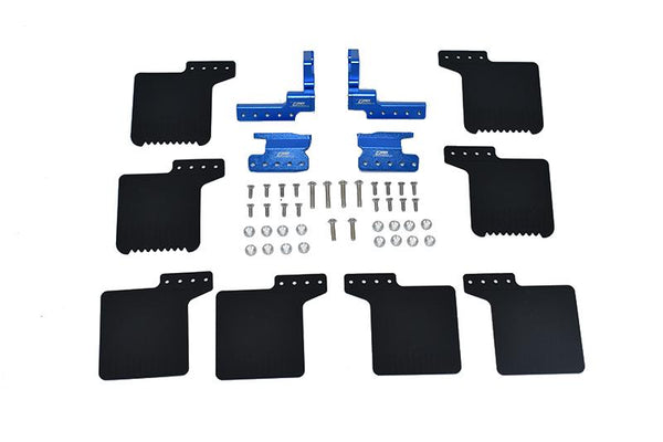 R/C Scale Accessories : Mud Flap For Axial 1/10 SCX10 III Jeep Wrangler AXi03007 / Jeep Gladiator AXi03006 - 50Pc Set Blue