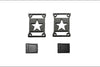 R/C Scale Accessories : Taillight Cover (Style A) For Axial SCX10 III Jeep Jl Wrangler AXI03007 - 4Pc Set Black