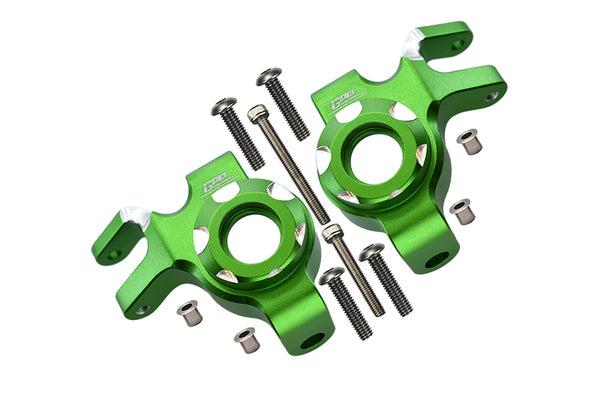 Aluminum Front Knuckle Arms For Axial 1/6 SCX6 Jeep JLU Wrangler AXI05000 - 12Pc Set Green