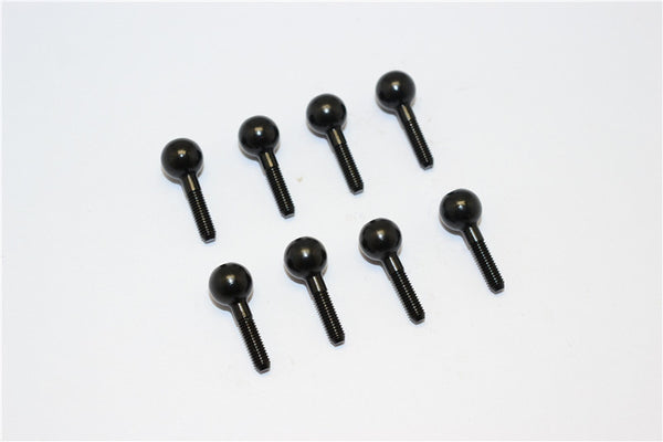 Traxxas 1/16 Mini E-Revo Steel Pillow Ball - 8Pcs Black