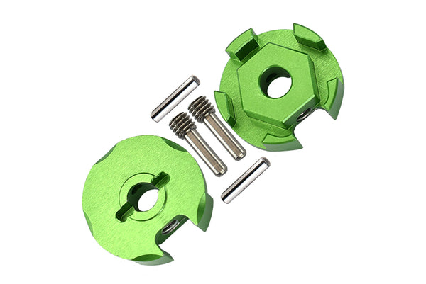 Traxxas Slash 4X4 Aluminum Wheel Hex Claw - 2Pcs Green