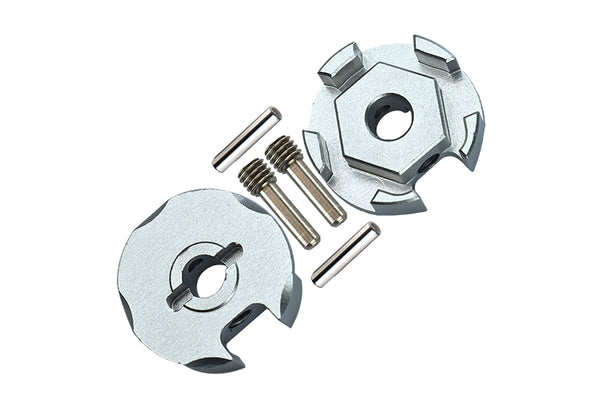 Traxxas Slash 4X4 Aluminum Wheel Hex Claw - 2Pcs Silver