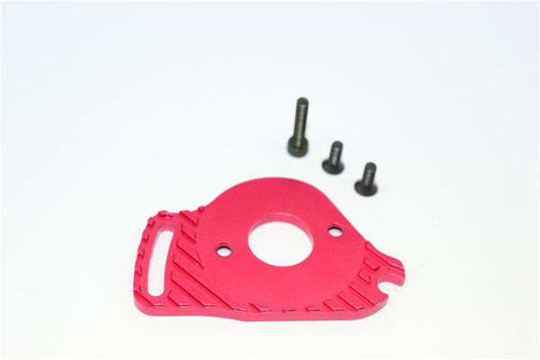 Traxxas Slash 4x4 LCG Aluminum Motor Heatsink Mount - 1Pc Set Red