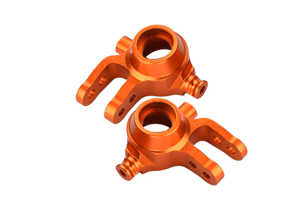 Traxxas Slash 4X4 / Stampede 4X4 VXL / Deegan 38 Fiesta ST Rally Aluminum Front Knuckle Arm - 1Pr Set Orange