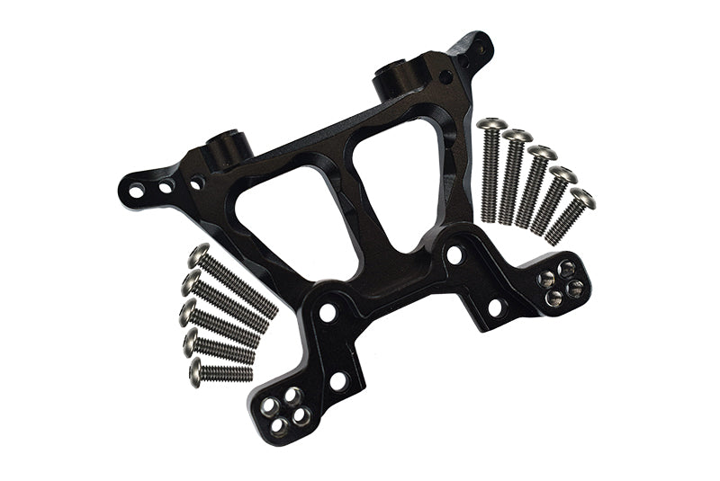 Traxxas Slash 4X4 / Stampede 4X4 VXL / Deegan 38 Fiesta ST Rally Aluminum Front Shock Tower - 1Pc Black