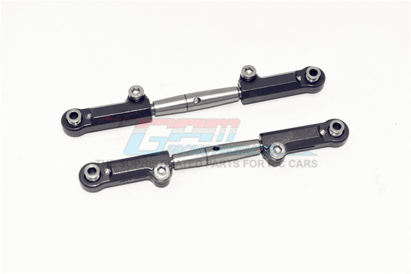Traxxas Slash 4X4 & Stampede 4X4 VXL Aluminum Front Adjustable Upper Arm - 1Pr Black