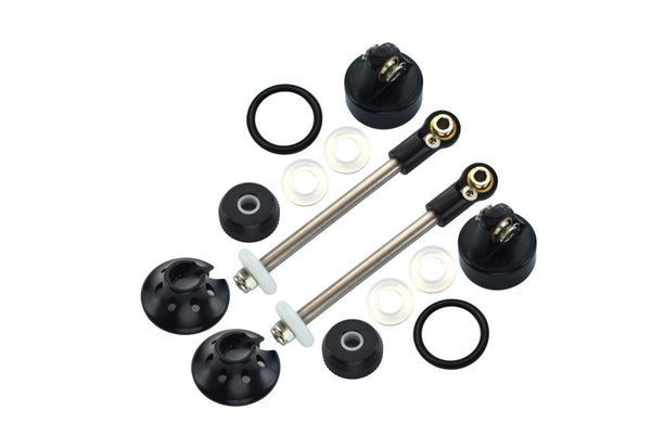 Aluminum Rebuild Kit For GPM Optional Rear Damper #SLA102R - 14Pc Set Black