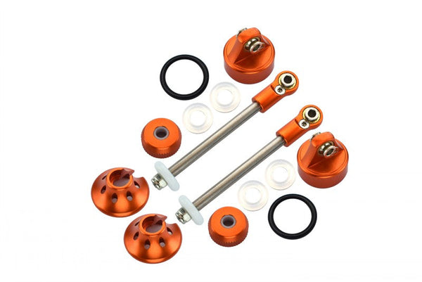 Aluminum Alloy Rebuild Kit For GPM Optional Rear Damper #SLA102R - 14Pc Set Red