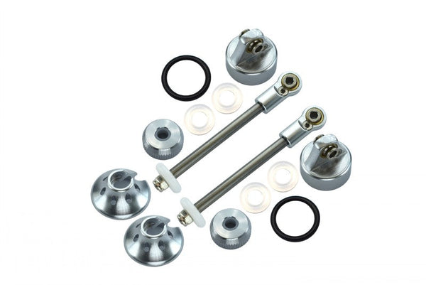 Aluminum Alloy Rebuild Kit For GPM Optional Rear Damper #SLA102R - 14Pc Set Silver