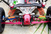 Traxxas Slash 4x4 Low-CG Version Aluminum Completed Tie Rod - 7Pcs Set Red