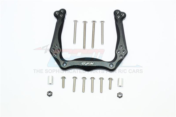Traxxas Slash Pro 2WD Short-Course Truck Aluminum Adjustable Front Damper Mount - 1Pc Set Black
