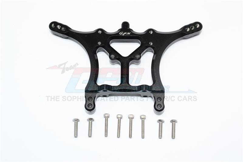 Traxxas Slash Pro 2WD Short-Course Truck Aluminum Adjustable Rear Damper Mount - 1Pc Set Black