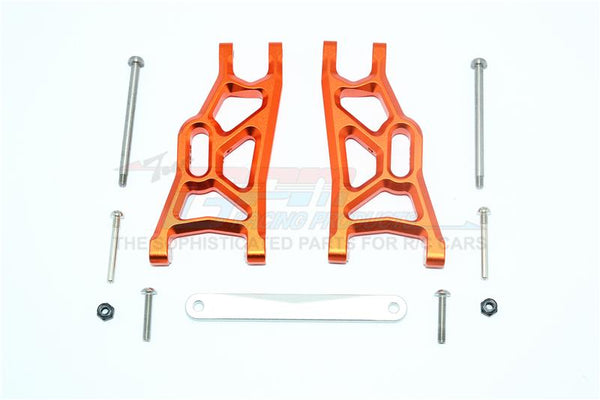 Traxxas Slash Pro 2WD Short-Course Truck (58034) / 2WD F-150 SVT Raptor (58064) Aluminum Front Arms - 1Pr Set Orange