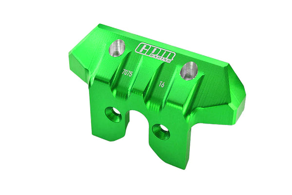 Aluminum 7075-T6 Rear Bumper For Traxxas 1/8 4WD Sledge Monster Truck 95076-4 Upgrades - Green