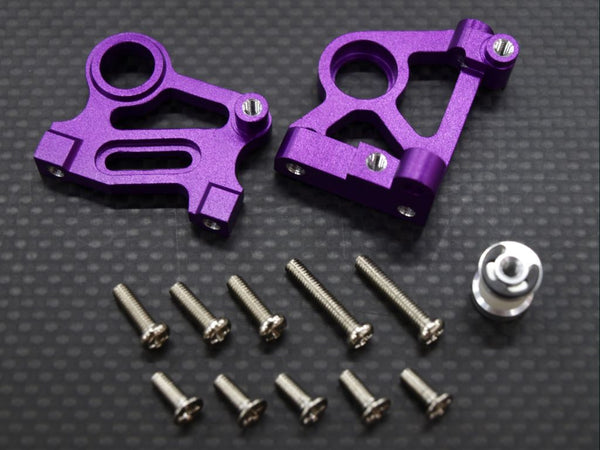 HPI Super Nitro RS4 Aluminum Rear Belt Mount + Tesion - 2Pcs Set Purple