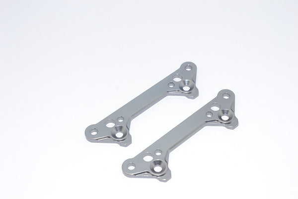 HPI Sprint 2 Aluminum Front / Rear Gear Box Mount - 2 Pcs Set Gray Silver