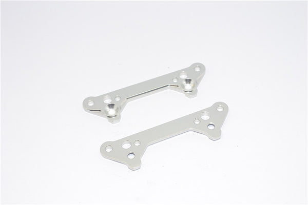 HPI Sprint 2 Aluminum Front / Rear Gear Box Mount - 2 Pcs Set Silver