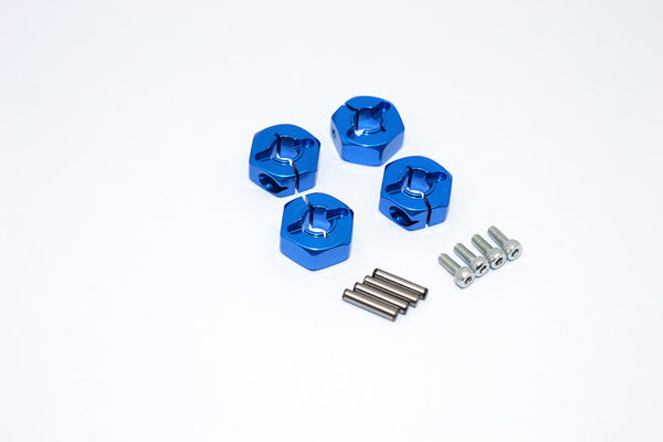 HPI Sprint 2 Aluminum Drive Adaptor - 4Pcs Set Blue