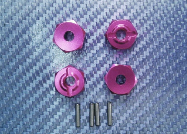 HPI Sprint 2 Aluminum Drive Adaptor - 4Pcs Set Pink