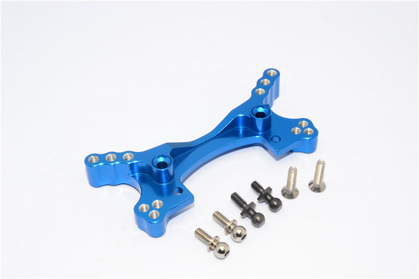 HPI Sprint 2 Aluminum Front Damper Plate - 1 Set Blue