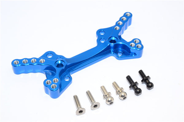 HPI Sprint 2 Aluminum Rear Damper Plate - 1Set Blue