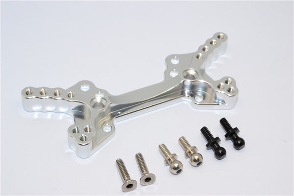 HPI Sprint 2 Aluminum Rear Damper Plate - 1Set Silver