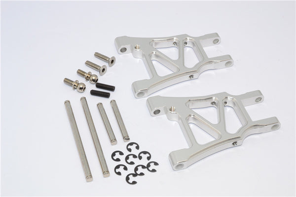 HPI Sprint 2 Aluminum Rear Arm With Screws & Pins & E-Clips - 1Pr Set Silver