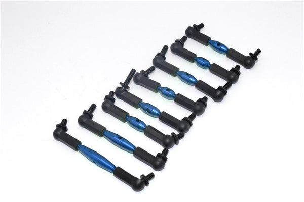 HPI Sprint 2 Aluminum Completed Tie Rod - 8Pcs Blue