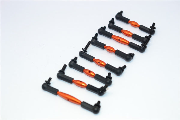 HPI Sprint 2 Aluminum Completed Tie Rod - 8Pcs Orange