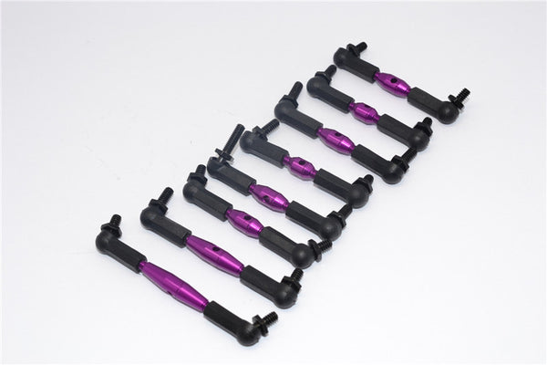 HPI Sprint 2 Aluminum Completed Tie Rod - 8Pcs Purple
