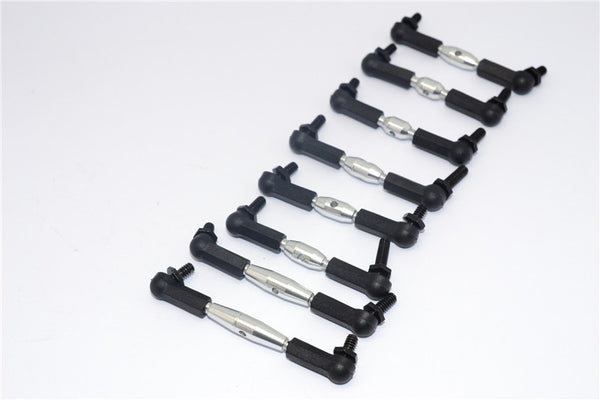 HPI Sprint 2 Aluminum Completed Tie Rod - 8Pcs Silver