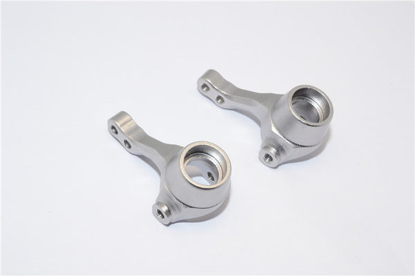 HPI Sport 3 Flux Aluminum Front Knuckle Arm - 1Pr Gray Silver