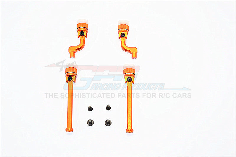 HPI Sport 3 Flux Aluminum Front+Rear Magnet Body Mount For BMW M3 E30 - 1 Set
 Orange