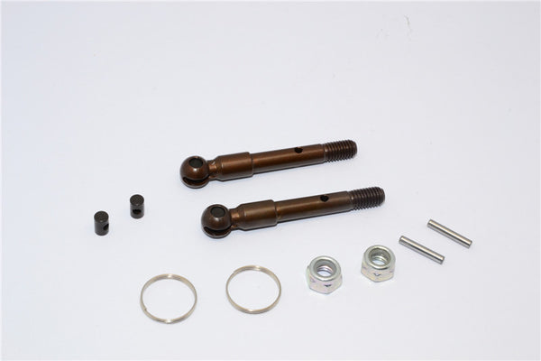 Traxxas Slash 4X4 Spring Steel Cup Joint For GPM#SSLA1277RST Rear CVD Universal Swing Shaft - 1Pr