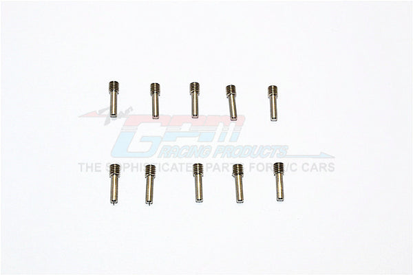 Stainless Steel Screw Shaft M3X2X10 (3mm Thread Length & 7mm Shaft Length) - 10Pcs