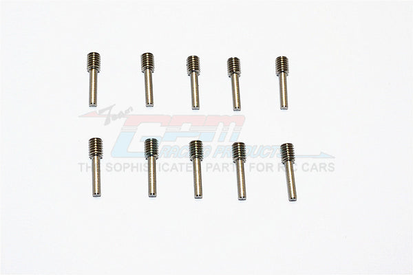 Stainless Steel Screw Shaft M3.5X2X14 (3mm Thread Length & 9.6mm Shaft Length) - 10Pcs
