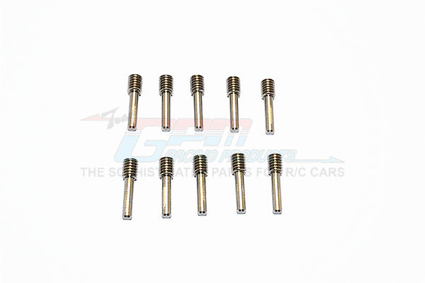 Stainless Steel Screw Shaft M4X2.5X15.5 (5mm Thread Length & 10.5mm Shaft Length) - 10Pcs