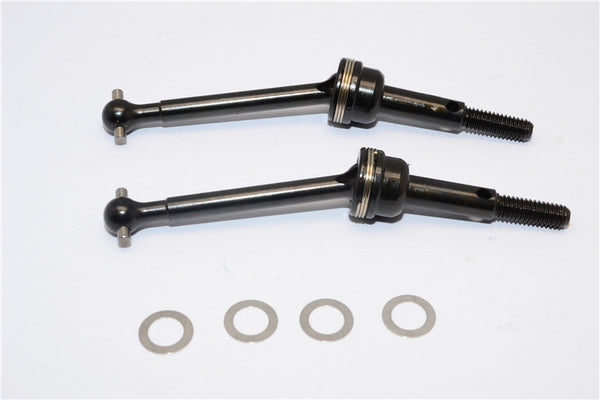 HPI Sprint 2 Steel Front Universal Swing Shaft - 1Pr Black