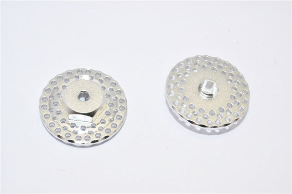 Traxxas LaTrax SST & LaTrax Teton Aluminum Brake Disk Hex Adaptors (12mmx6.5mm) - 2Pcs Silver
