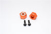 Traxxas LaTrax SST Aluminum Hex Adapter (+3mm) - 2Pcs Set Orange