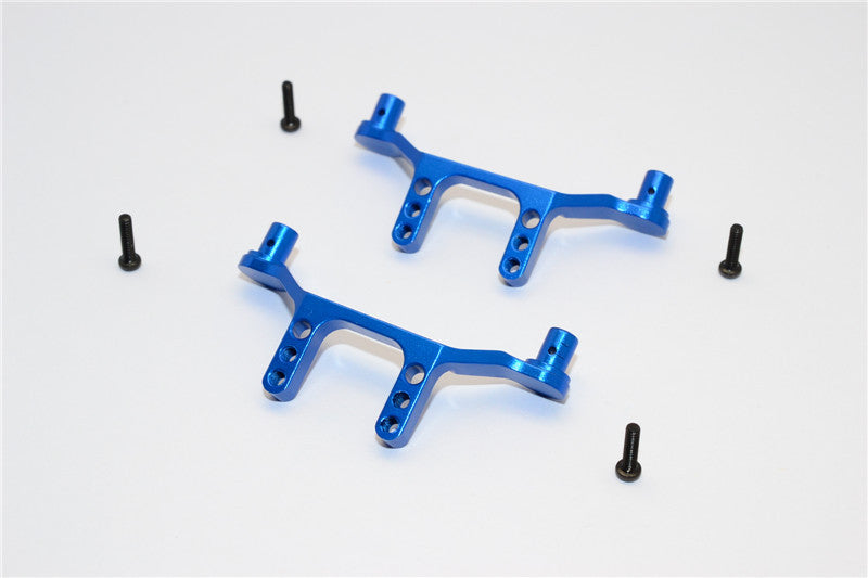 Traxxas LaTrax SST Aluminum Front & Rear Body Post Mount - 1 Set Blue
