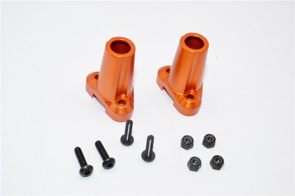 Gmade Sawback & Komodo Aluminum Straight Axle Adapter (New) - 1Pr Set Orange