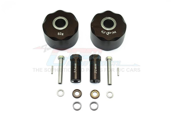 Gmade Sawback / Sawback 4LS / Komodo Aluminum Front Knuckle Arm - 1Pr Brown