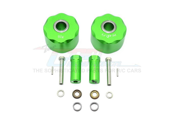 Gmade Sawback / Sawback 4LS / Komodo Aluminum Front Knuckle Arm - 1Pr Green